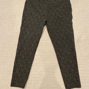 LOFT Leopard Print Leggings – Size XL – Stretchy Pull-On Pants